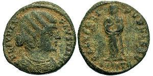 1 Follis /  AE3 Römische Kaiserzeit (27BC-395) Bronze Fausta (289-326)