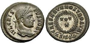 1 Follis /  AE3 Römische Kaiserzeit (27BC-395) Bronze Crispus (305 - 326)