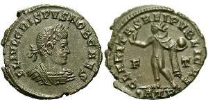 1 Follis /  AE3 Römische Kaiserzeit (27BC-395) Bronze Crispus (305 - 326)