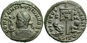 1 Follis /  AE3 Römische Kaiserzeit (27BC-395) Bronze Constantius II(317 - 361)
