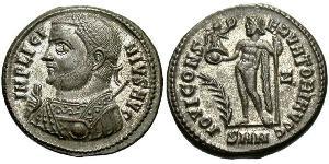 1 Follis /  AE3 Römische Kaiserzeit (27BC-395) Bronze Licinius I (265-324)