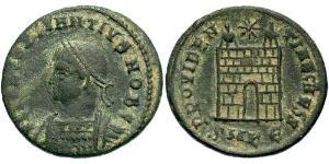 1 Follis /  AE3 Römische Kaiserzeit (27BC-395) Bronze Constantius II(317 - 361)