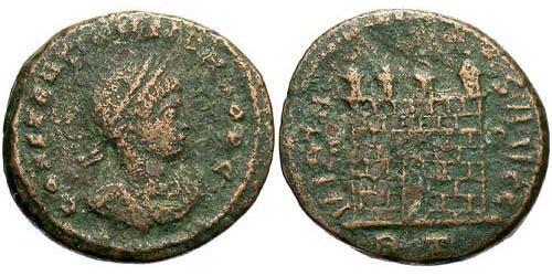 1 Follis /  AE3 Römische Kaiserzeit (27BC-395) Bronze Constantius II(317 - 361)