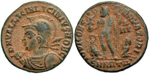 1 Follis /  AE3 Römische Kaiserzeit (27BC-395) Bronze Licinius II (315-326)