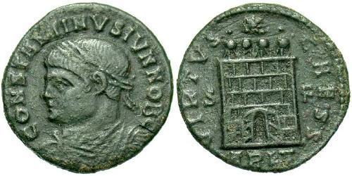 1 Follis /  AE3 Römische Kaiserzeit (27BC-395) Bronze Constantius II(317 - 361)