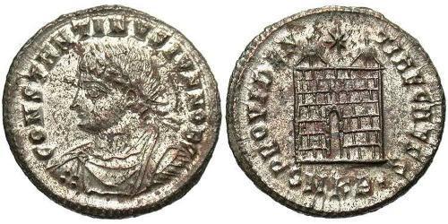 1 Follis /  AE3 Römische Kaiserzeit (27BC-395) Bronze Constantius II(317 - 361)