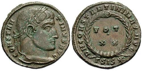 1 Follis /  AE3 Römische Kaiserzeit (27BC-395) Bronze Konstantin I (272 - 337)
