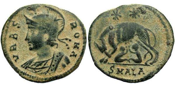 1 Follis /  AE3 Römische Kaiserzeit (27BC-395) Bronze Konstantin I (272 - 337)