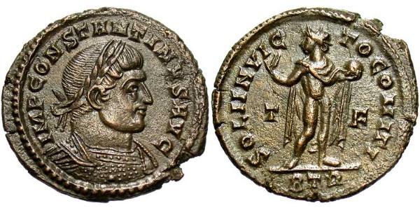 1 Follis /  AE3 Römische Kaiserzeit (27BC-395) Bronze Konstantin I (272 - 337)