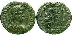 1 Follis /  AE3 Western Roman Empire (285-476) Bronze Gratian (359-383)