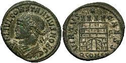 1 Follis /  AE3 Western Roman Empire (285-476) Bronze Constantius II (317 - 361)