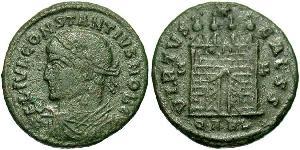 1 Follis /  AE3 Western Roman Empire (285-476) Bronze Constantius II (317 - 361)