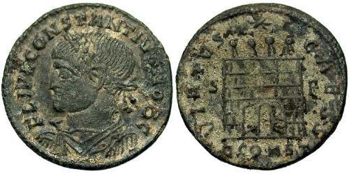 1 Follis /  AE3 Western Roman Empire (285-476) Bronze Constantius II (317 - 361)