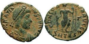 1 Follis /  AE3 Weströmisches Reich (285-476) Bronze Gratian  (359-383)