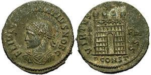 1 Follis /  AE3 Weströmisches Reich (285-476) Bronze Constantius II(317 - 361)