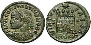 1 Follis /  AE3 Weströmisches Reich (285-476) Bronze Constantius II(317 - 361)