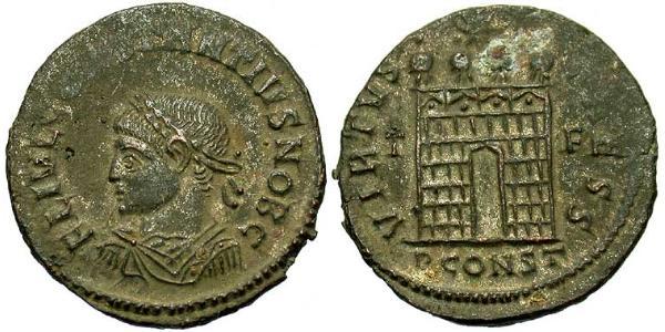 1 Follis /  AE3 Weströmisches Reich (285-476) Bronze Constantius II(317 - 361)