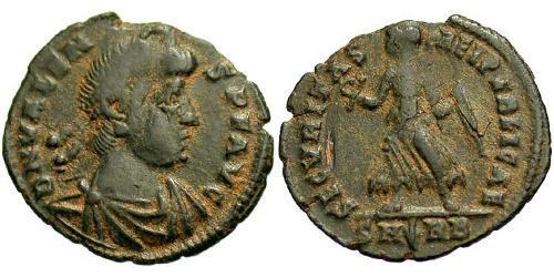 1 Follis /  AE3 Impero bizantino (330-1453) Bronzo Valente (328-378)