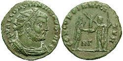 1 Follis /  AE3 Impero romano (27BC-395) Bronzo Costantino I (272 - 337)