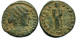 1 Follis /  AE3 Impero romano (27BC-395) Bronzo Fausta (289-326)