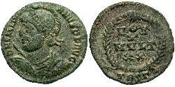 1 Follis /  AE3 Impero romano (27BC-395) Bronzo Giuliano II  (331-363)