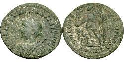 1 Follis /  AE3 Impero romano (27BC-395) Bronzo Costanzo II (317 - 361)