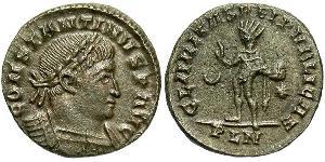 1 Follis /  AE3 Impero romano (27BC-395) Bronzo Costantino I (272 - 337)