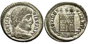 1 Follis /  AE3 Impero romano (27BC-395) Bronzo Costantino I (272 - 337)