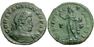 1 Follis /  AE3 Impero romano (27BC-395) Bronzo Costantino I (272 - 337)