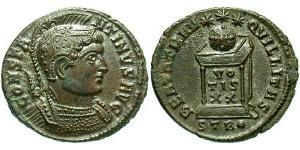 1 Follis /  AE3 Impero romano (27BC-395) Bronzo Costantino I (272 - 337)