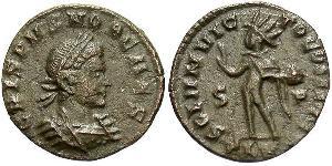 1 Follis /  AE3 Impero romano (27BC-395) Bronzo Crispo (305 - 326)