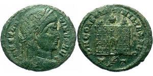 1 Follis /  AE3 Impero romano (27BC-395) Bronzo Costantino I (272 - 337)