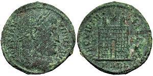 1 Follis /  AE3 Impero romano (27BC-395) Bronzo Costantino I (272 - 337)