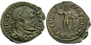 1 Follis /  AE3 Impero romano (27BC-395) Bronzo Costantino I (272 - 337)