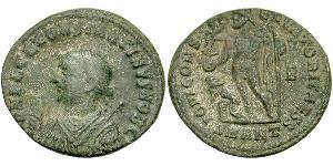 1 Follis /  AE3 Impero romano (27BC-395) Bronzo Costanzo II (317 - 361)