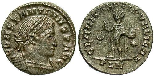 1 Follis /  AE3 Impero romano (27BC-395) Bronzo Costantino I (272 - 337)