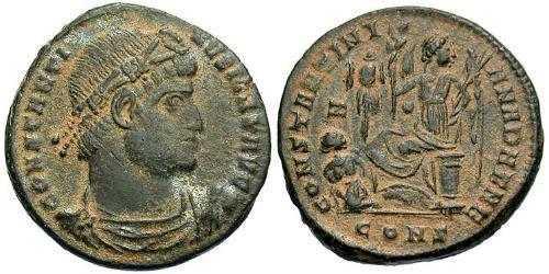 1 Follis /  AE3 Impero romano (27BC-395) Bronzo Costantino I (272 - 337)