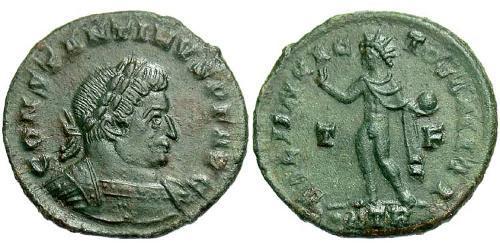 1 Follis /  AE3 Impero romano (27BC-395) Bronzo Costantino I (272 - 337)