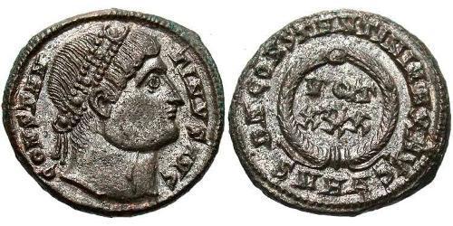 1 Follis /  AE3 Impero romano (27BC-395) Bronzo Costantino I (272 - 337)