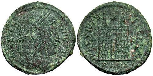 1 Follis /  AE3 Impero romano (27BC-395) Bronzo Costantino I (272 - 337)