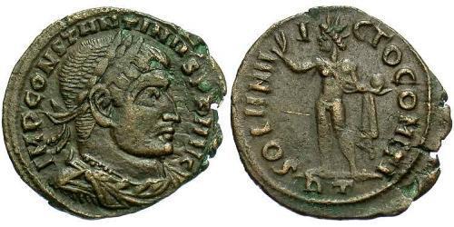1 Follis /  AE3 Impero romano (27BC-395) Bronzo Costantino I (272 - 337)