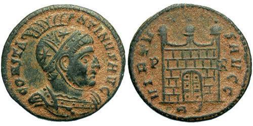 1 Follis /  AE3 Impero romano (27BC-395) Bronzo Costantino I (272 - 337)