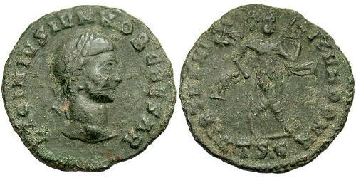1 Follis /  AE3 羅馬帝國 銀 Licinius II (315-326)