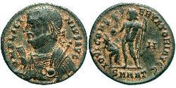 1 Follis /  AE3 羅馬帝國 青铜 Licinius I (265-324)