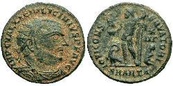 1 Follis /  AE3 羅馬帝國 青铜 Licinius I (265-324)