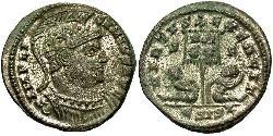 1 Follis /  AE3 羅馬帝國 青铜 Licinius I (265-324)