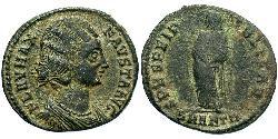 1 Follis /  AE3 羅馬帝國 青铜 Fausta (289-326)