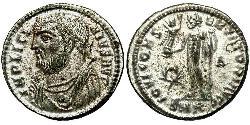 1 Follis /  AE3 羅馬帝國 青铜 Licinius I (265-324)