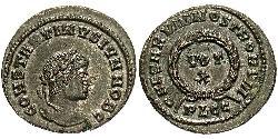 1 Follis /  AE3 羅馬帝國 青铜 君士坦提烏斯二世