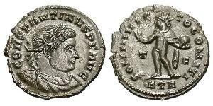 1 Follis /  AE3 羅馬帝國 青铜 君士坦丁大帝